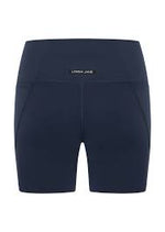 Lorna Jane Hi-Fold No Ride 14cm Bike Shorts - Imperial Blue