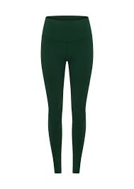 Lorna Jane Lotus Limited Edition No Chafe Full Length Leggings - Dark Green