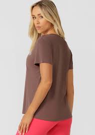 Lorna Jane Lotus T-Shirt - Stone