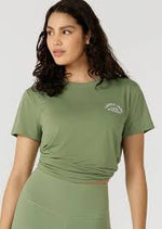 Lorna Jane Lotus T-Shirt - Green Goodness