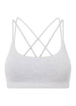 Lorna Jane Lotus Crop True Comfort Sports Bra - Grey Marl