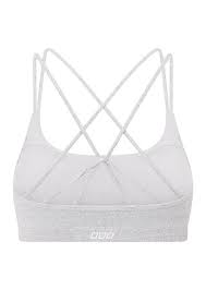 Lorna Jane Lotus Crop True Comfort Sports Bra - Grey Marl