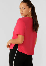 Lorna Jane Electric Energy Tee - Neon Raspberry