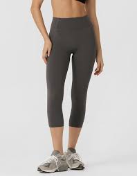 Lorna Jane Stomach Support 7/8 Leggings - Titanium