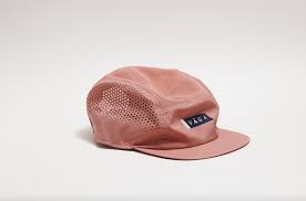 VAGA Feather Racing Cap - Peach/Navy Blue