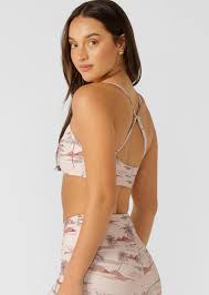 Lorna Jane Paradise Palm Swim Sport Bralette - Paradise Palm Print