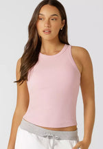 Lorna Jane Basics Rib Tank - Sweet Pink