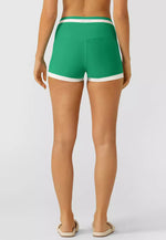 Lorna Jane Retro Swim 9cm Bike Shorts - Sea Glass