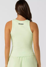 Lorna Jane Basics Rib Tank - Ice Green