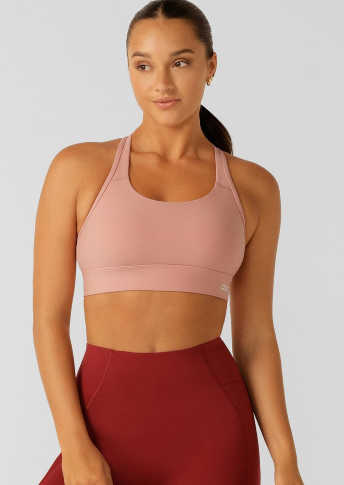 Lorna Jane Amy Maximum Support Sports Bra - Ash Rose