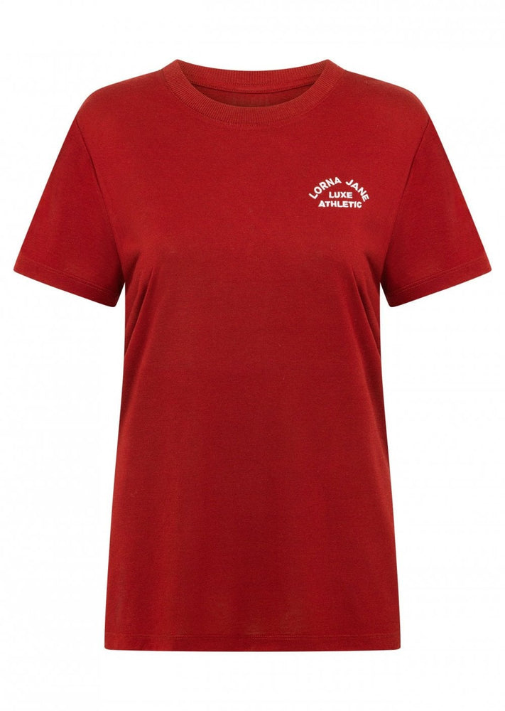 Lorna Jane Lotus T-Shirt - Cherry