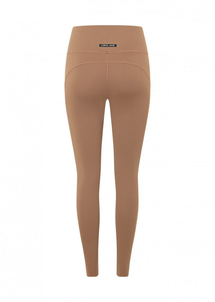 Lorna Jane Supreme Comfort No Chafe Aloe Pocket Full Length Leggings - Dark Cedar