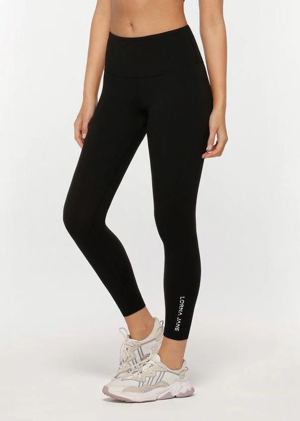 Lorna Jane Lotus Ankle Biter Leggings - Black