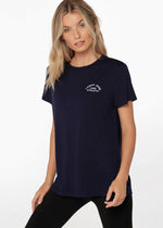 Lorna Jane Lotus T-Shirt - French Navy