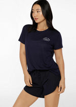 Lorna Jane Lotus T-Shirt - French Navy