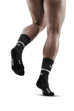 CEP Men's The Run Socks Mid-Cut v4 - Black