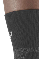 CEP Men's Hiking Merino Mid-Cut Socks - Stone Grey/Grey