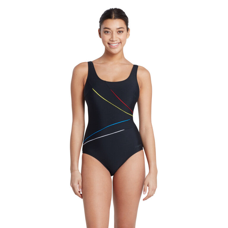 ZOGGS Women's  Macmasters Scoopback - Primary