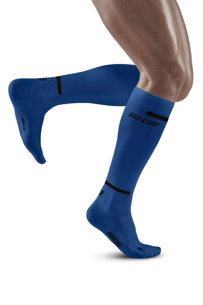CEP Men's The Run Socks Tall v4 - Blue