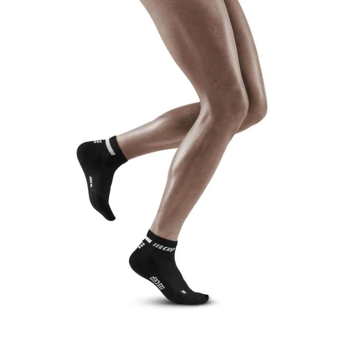 CEP Women's The Run Socks Low Cut V4 - Black