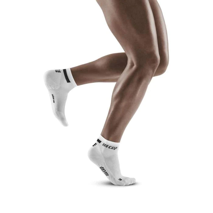CEP Men's The Run Socks Low Cut V4 - White