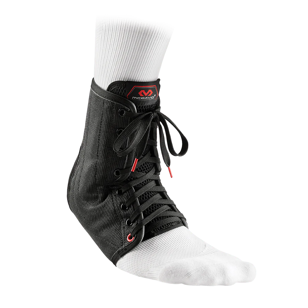 McDavid Level 3 Ankle Brace Lace-Up w/Stays - Black
