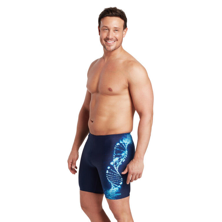 ZOGGS Men's Mid Jammer - Helix Print