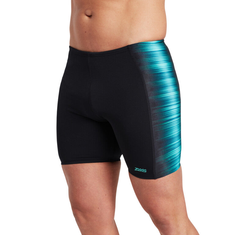 ZOGGS Men's Panelled Mid Jammer - Pipeline Print