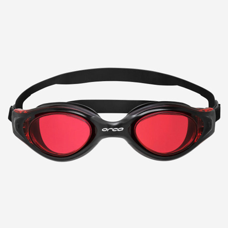 Orca Unisex's Killa Vision Swimming Goggles - Red Black