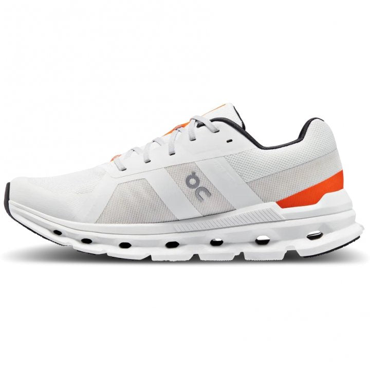 ON Men's CloudRunner Wide - Undyed-White/Flame