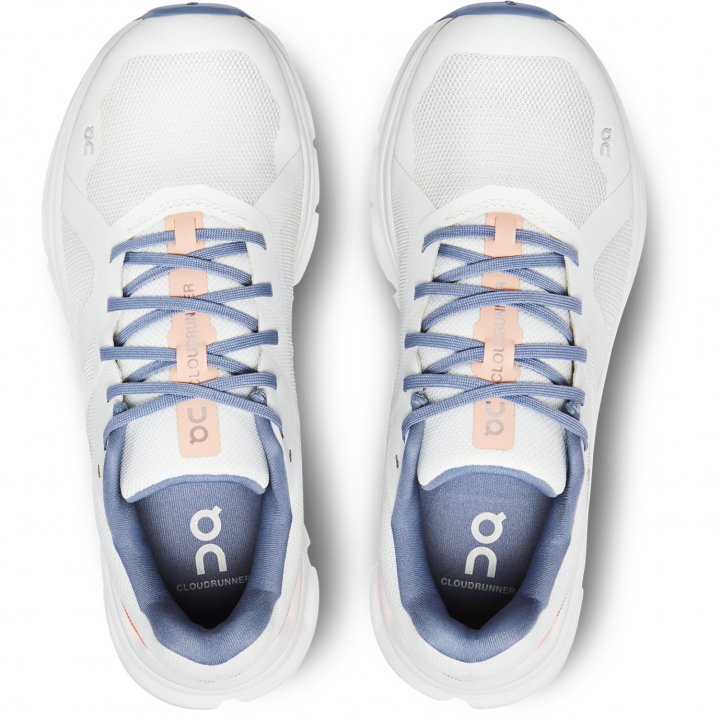 ON Women's CloudRunner Wide -Undyed-White/Flame