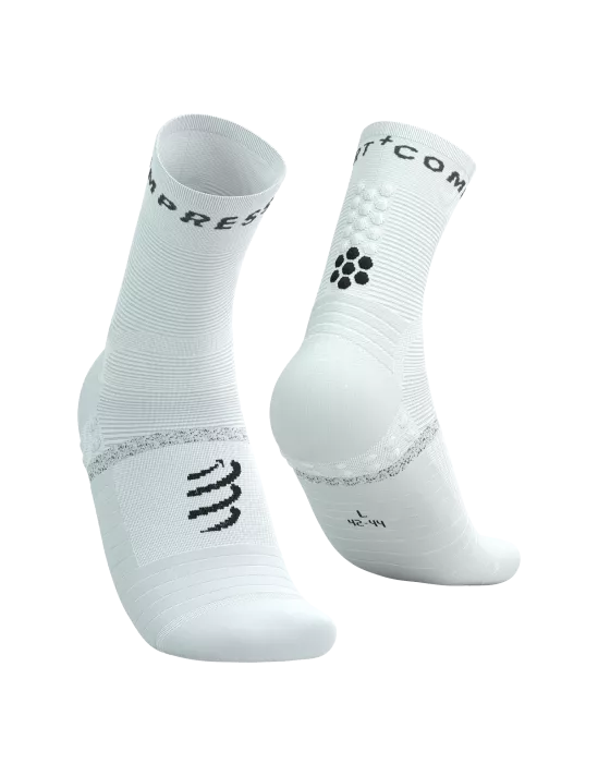 Compressport Unisex's Pro Marathon Socks v2.0 - White/Black