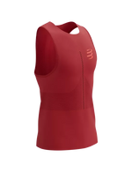 Compressport Men's Pro Racing Singlet - Samba Red