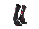Compressport Unisex's Pro Racing Socks v4.0 Bike - Black/Red