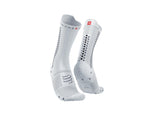 Compressport Unisex's Pro Racing Socks v4.0 Bike - White/Alloy