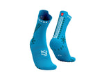 Compressport Unisex's Pro Racing Socks v4.0 Trail - Hawaiian Ocean/Shaded Spruce