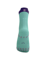 Compressport Unisex's Pro Racing Socks v4.0 Run High - Shell Blue/Purple