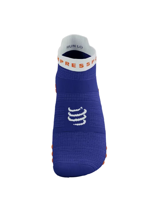 Compressport Unisex's Pro Racing Socks v4.0 Run Low - Dazz Blue/White