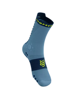 Compressport Unisex's Pro Racing Socks v4.0 Trail - Denim/Poseidon