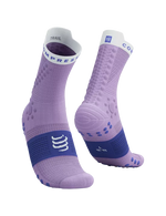 Compressport Unisex's Pro Racing Socks v4.0 Trail - Lupine/Dazz Blue