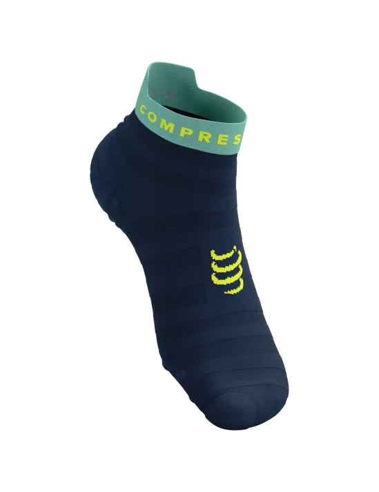 Compressport Unisex's Pro Racing Socks v4.0 Ultralight Run Low - Blues/Shell Blue