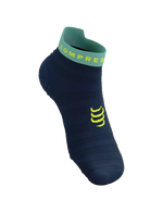 Compressport Unisex's Pro Racing Socks v4.0 Ultralight Run Low - Blues/Shell Blue