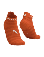 Compressport Unisex's Pro Racing Socks v4.0 Ultralight Run Low - Fire/White