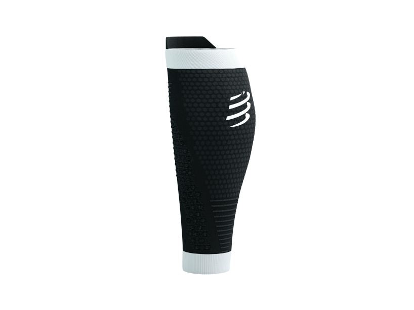 Compressport Unisex's R2 3.0 Calf Sleeve - Black/White