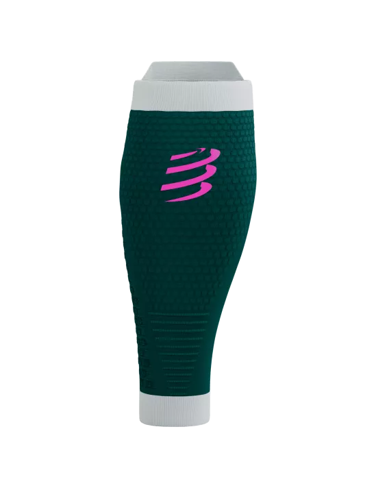 Compressport Unisex's R2 3.0 Calf Sleeve - Storm/White: