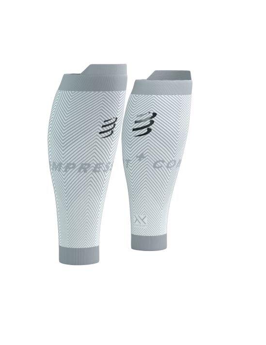 Compressport Unisex's R2 Oxygen - White/Neble Grey