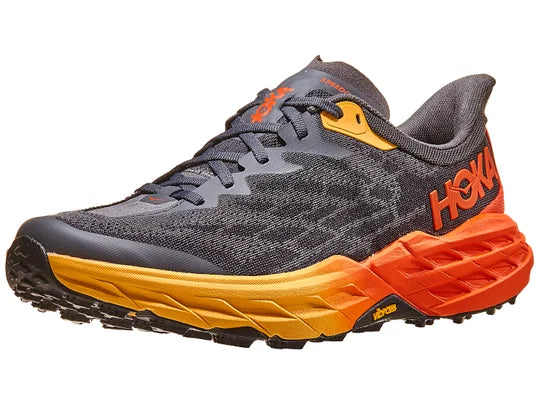 HOKA Men's Speedgoat 5 Wide - Castlerock/Flame