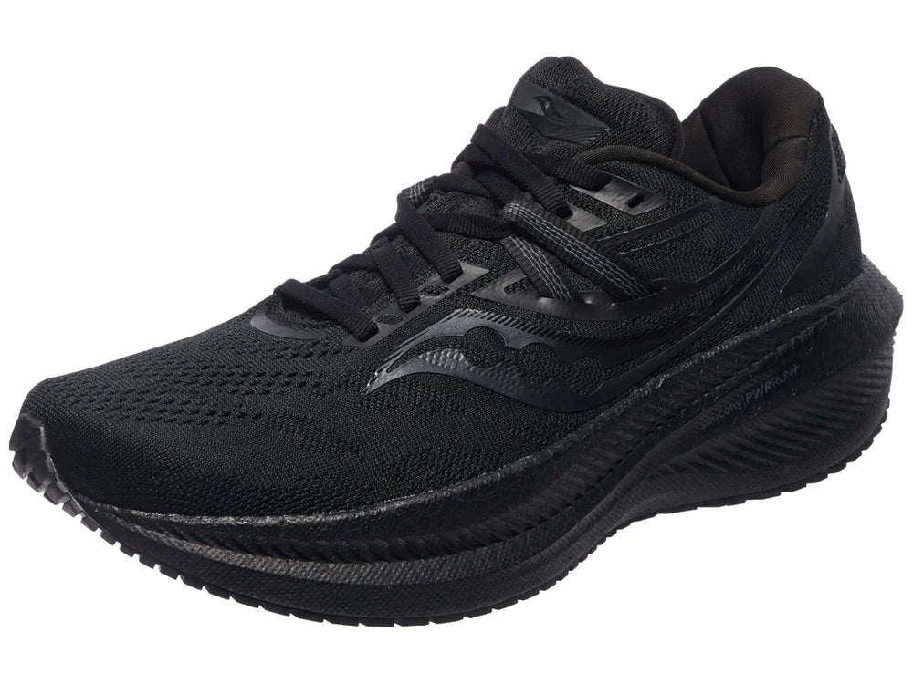 Saucony Women s Triumph 20 Triple Black Key Power Sports Singapore