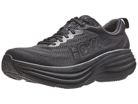 HOKA Men's Bondi 8 Wide - Black/Black