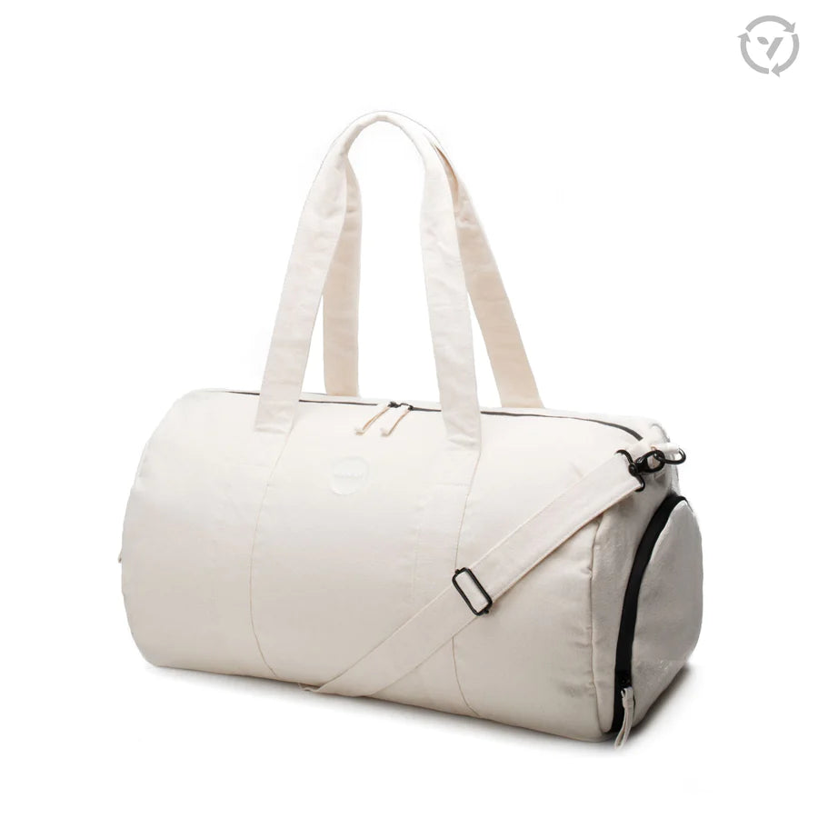 VOORAY Savanna Weekender Duffel - Natural Cotton